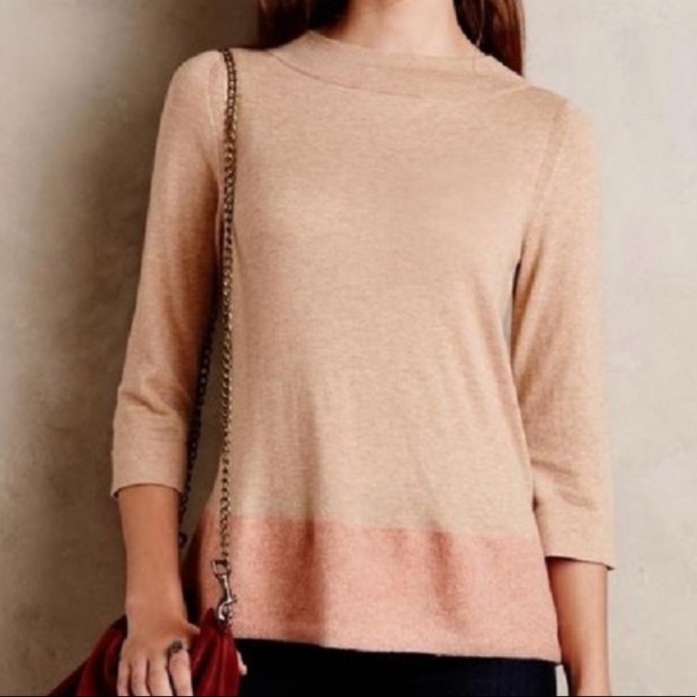 Anthropologie Angel of the North Sweater- Two Tone